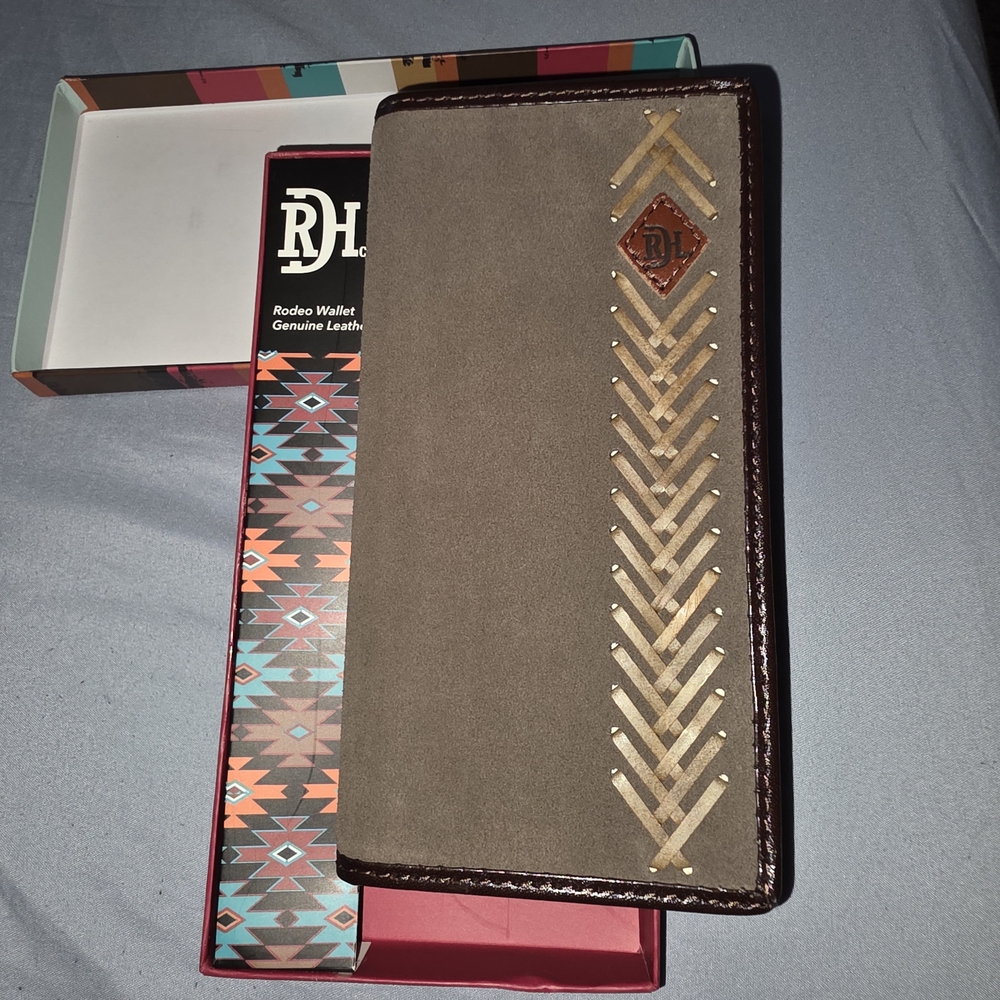 Tan Leather Rodeo Wallet - Picture 6 of 6